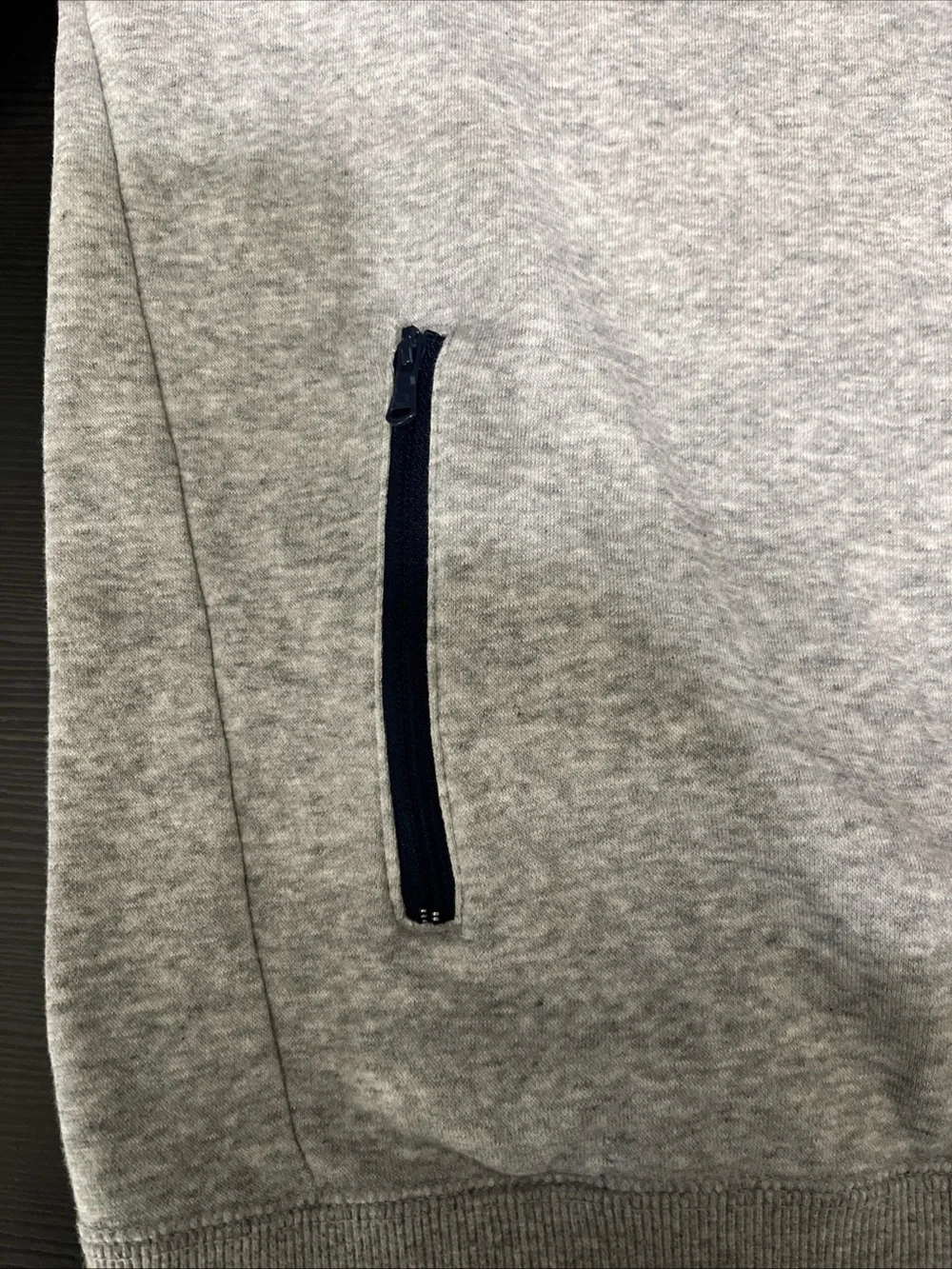 ADIDAS NEO 2015 FRONT ZIPPER POCKET SWEATSHIRT HEATHER Grey Size S. See Pics